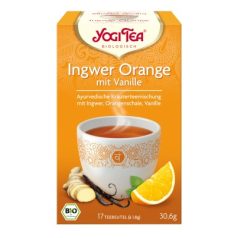 Yogi narancsos gyömbér tea vaníliával bio 17 x 1,8 g