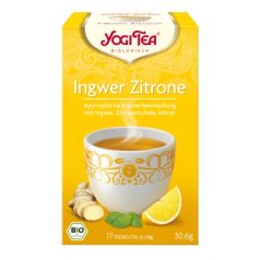 Yogi citromos gyömbér tea bio 17 x 1,8 g