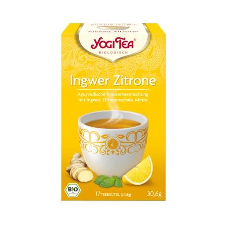 Yogi citromos gyömbér tea bio 17 x 1,8 g