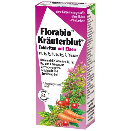 Salus Floradix Krauterblut vastabletta / 84 tabletta